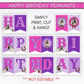 equestrian birthday party invitation suite